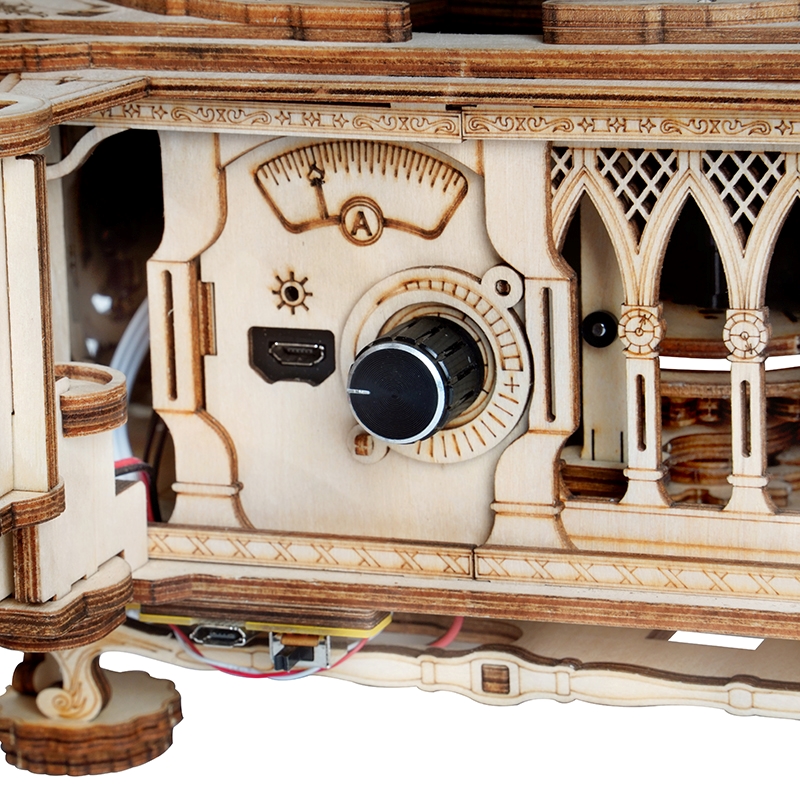 ROKR Electric Gramophone 3D Wooden Puzzle LKB01D
