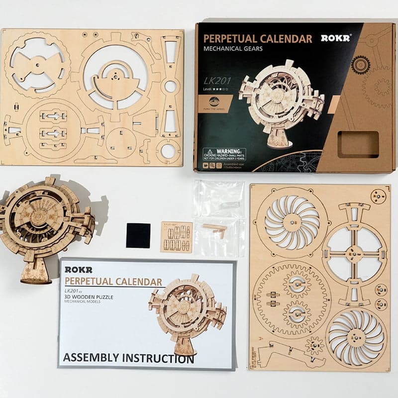 Building a Wooden Perpetual Calendar, Rokr