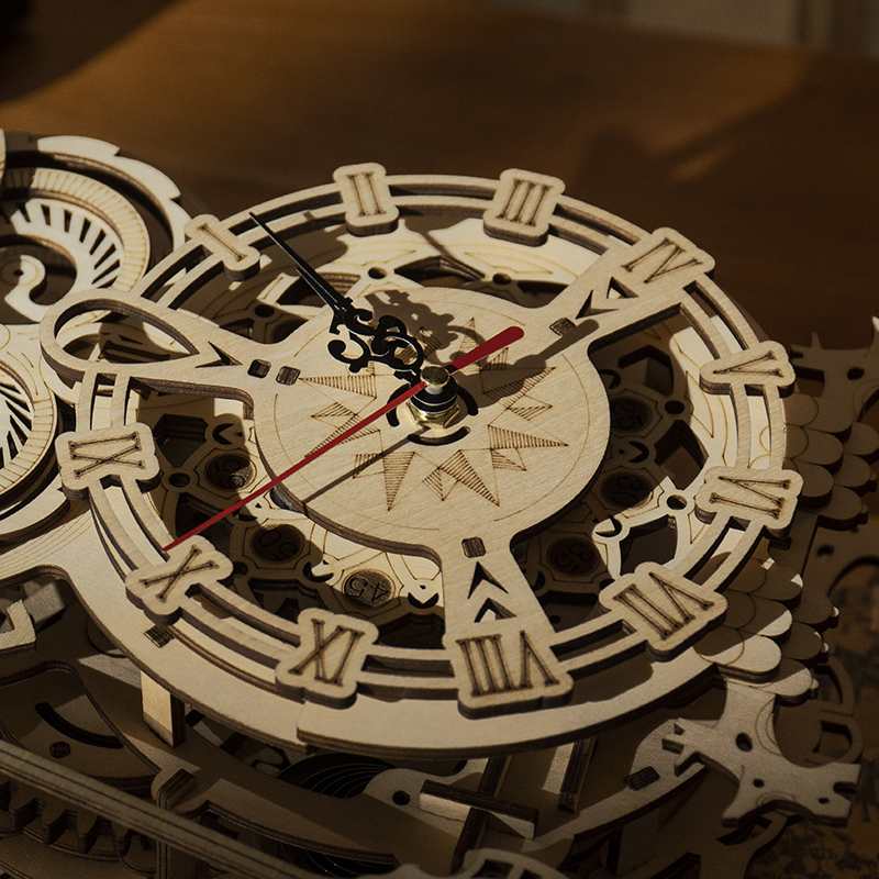 Rokr Owl Clock Lk503, Rokr Wooden Clock Instructions