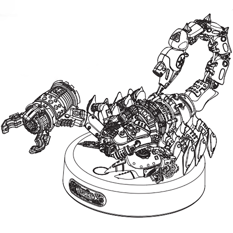 Maquette Rokr  Scorpion MI04 