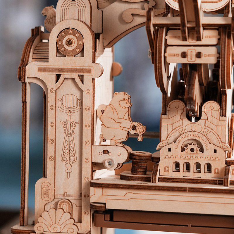 I love this printingpress machine!#rokr #woodenpuzzle #Xmas